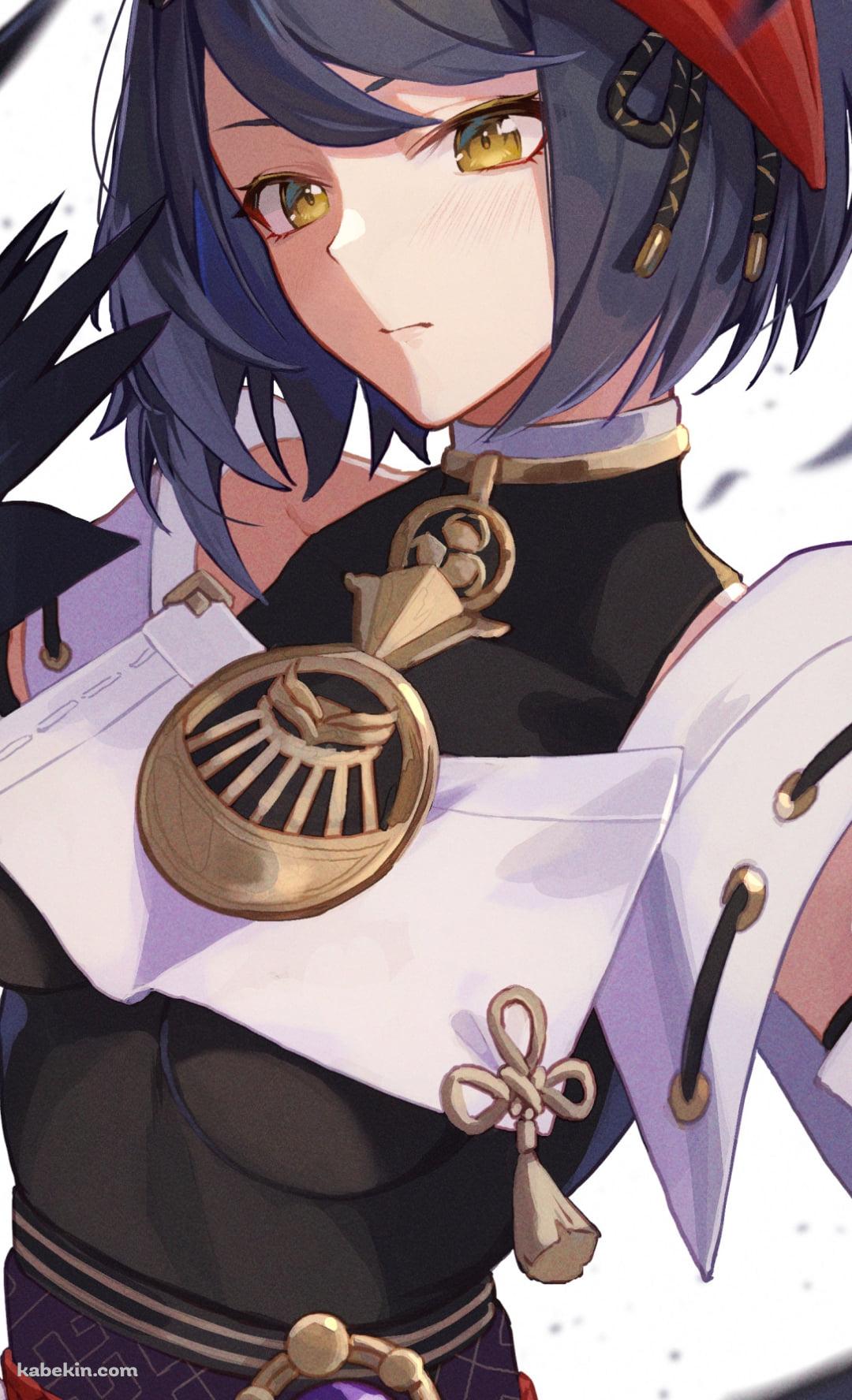 かっこいい九条裟羅 / 黄色い瞳 / 原神のAndroidの壁紙(1080px x 1776px) スマホ用