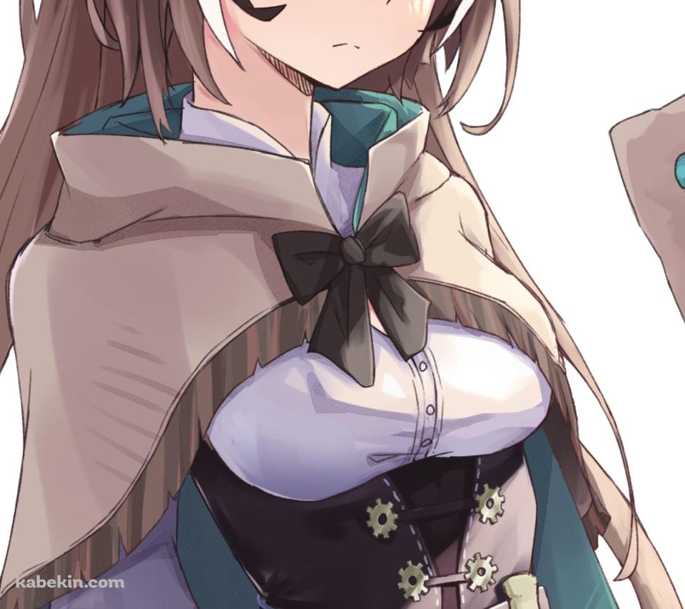 悲しそうに俯く七詩ムメイ / ホロライブ / バーチャルYouTuber / VtuberのAndroidの壁紙(960px x 854px) スマホ用