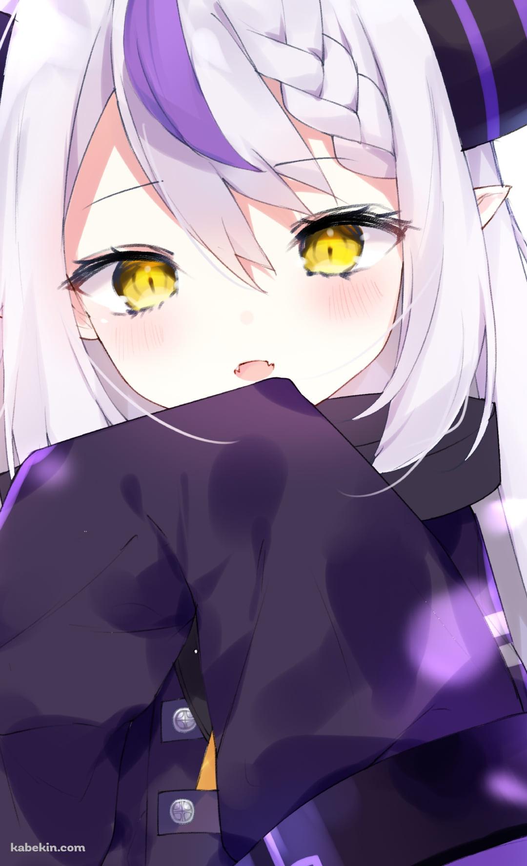 ちょっと照れているラプラス・ダークネス / ホロライブ / バーチャルYouTuber / VtuberのAndroidの壁紙(1080px x 1776px) スマホ用