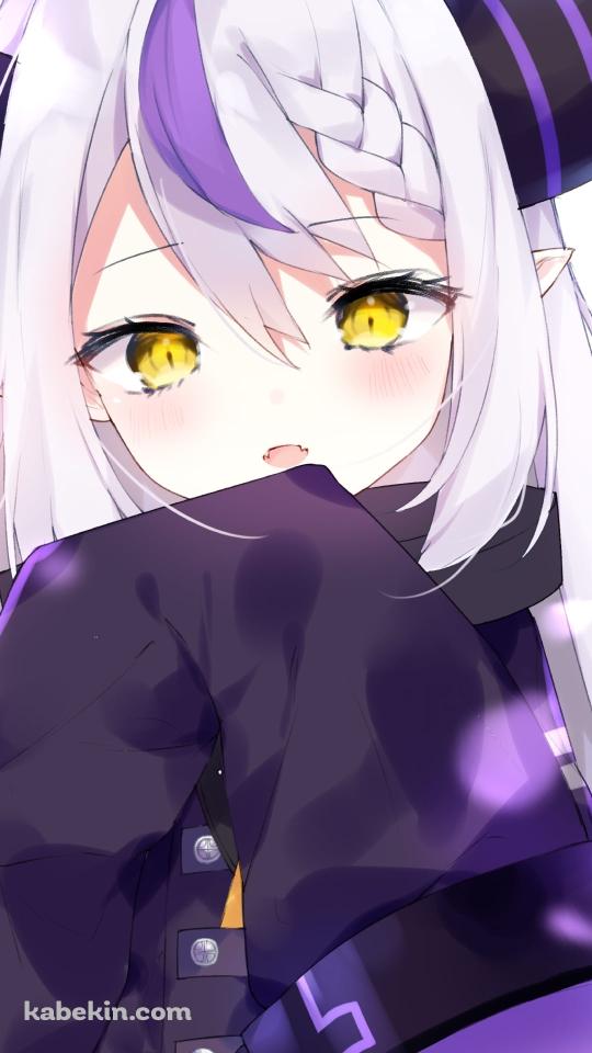 ちょっと照れているラプラス・ダークネス / ホロライブ / バーチャルYouTuber / VtuberのAndroidの壁紙(540px x 960px) スマホ用