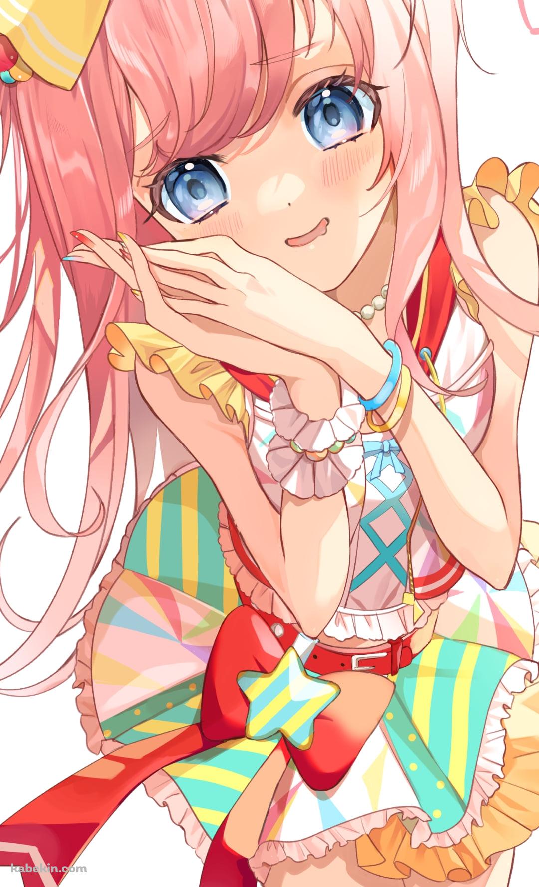 お願いポーズをする可愛いアグネスデジタル / ウマ娘プリティーダービーのAndroidの壁紙(1080px x 1776px) スマホ用