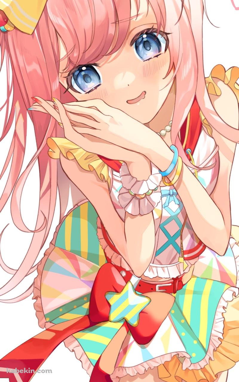 お願いポーズをする可愛いアグネスデジタル / ウマ娘プリティーダービーのAndroidの壁紙(800px x 1280px) スマホ用