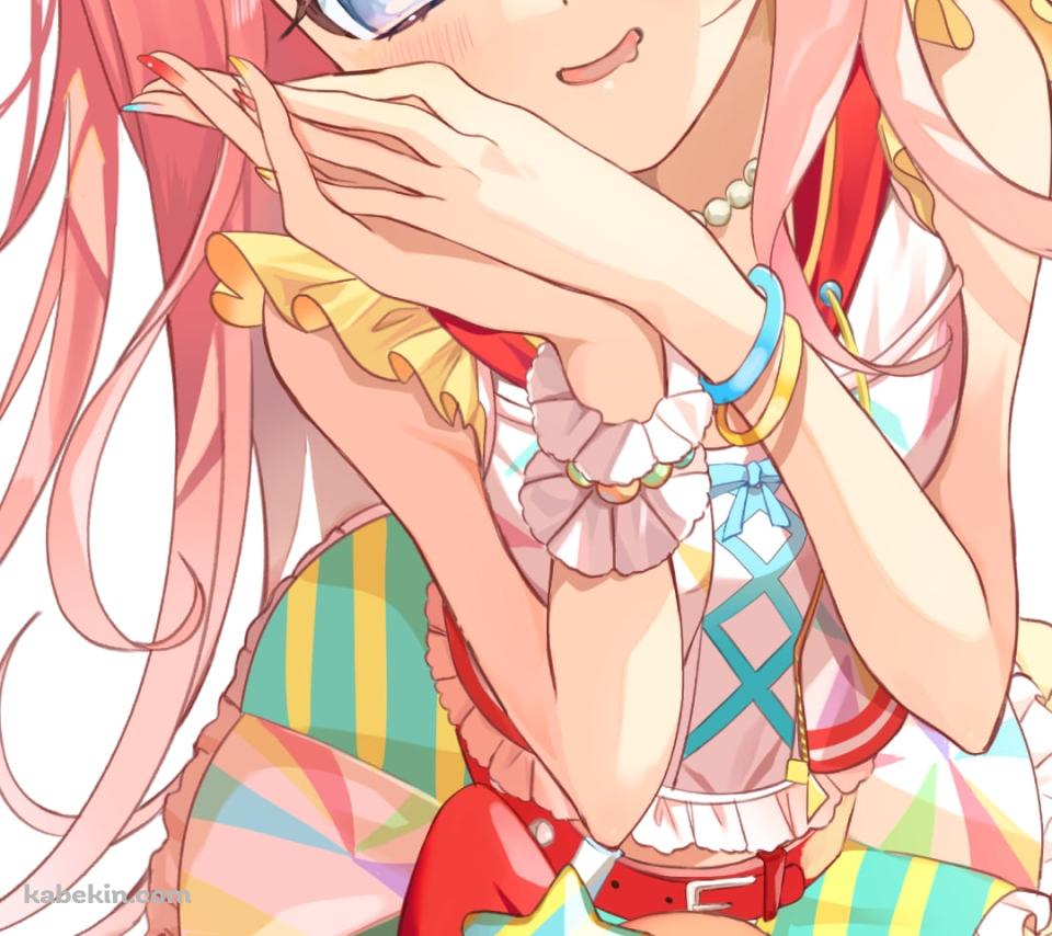 お願いポーズをする可愛いアグネスデジタル / ウマ娘プリティーダービーのAndroidの壁紙(960px x 854px) スマホ用