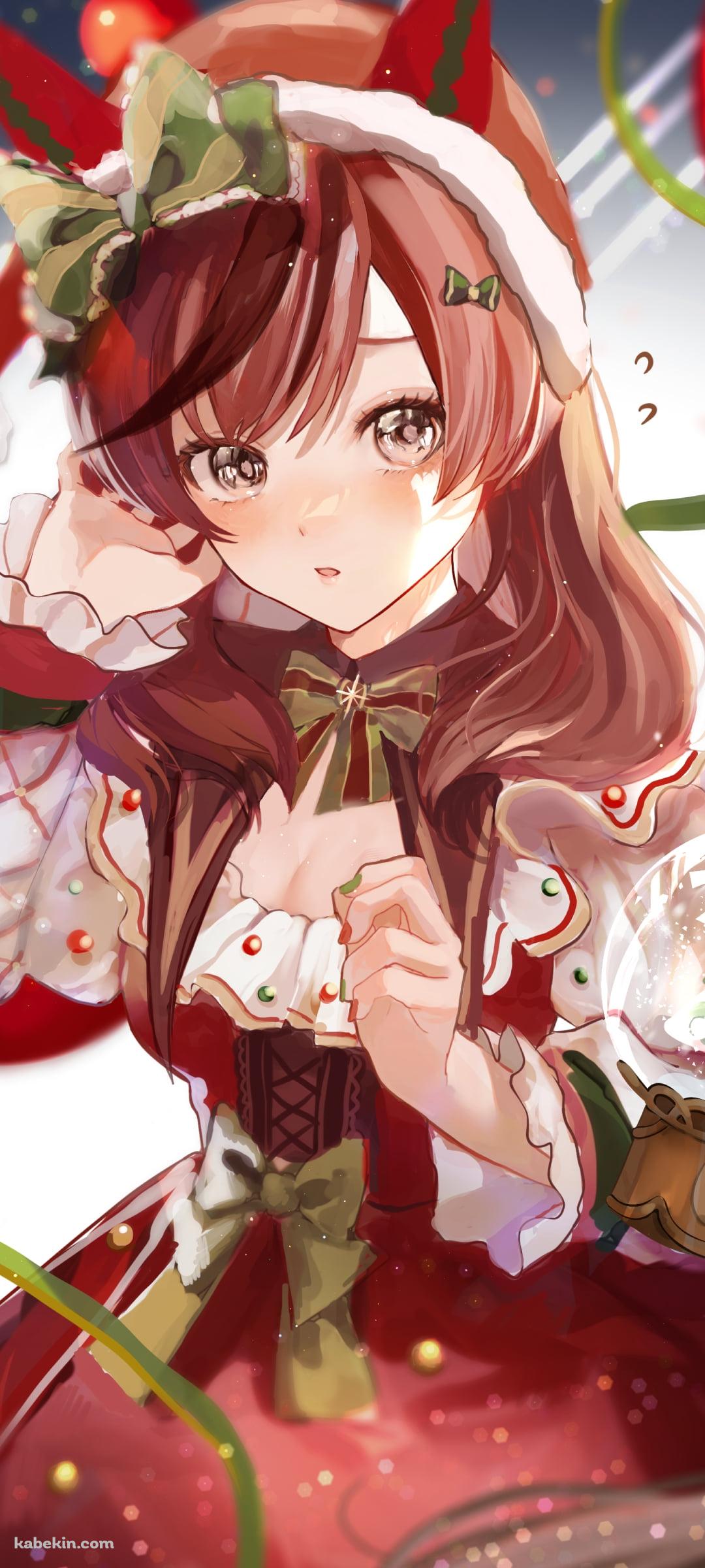 クリスマスコスの可愛いナイスネイチャ / ウマ娘プリティーダービーのAndroidの壁紙(1080px x 2400px) スマホ用