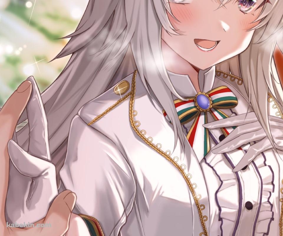 手を合わせる可愛いオグリキャップ / クリスマス / ウマ娘プリティーダービーのAndroidの壁紙(960px x 800px) スマホ用