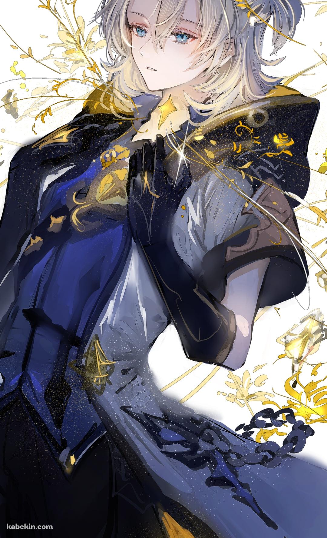 水彩で描いたアルベド / 原神のAndroidの壁紙(1080px x 1776px) スマホ用