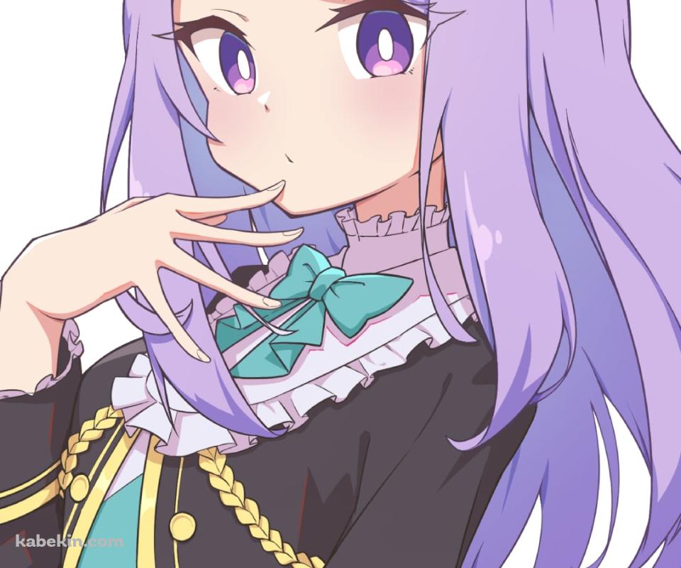 右手を口元にあてこちらを見るメジロマックイーン / ウマ娘プリティーダービーのAndroidの壁紙(960px x 800px) スマホ用