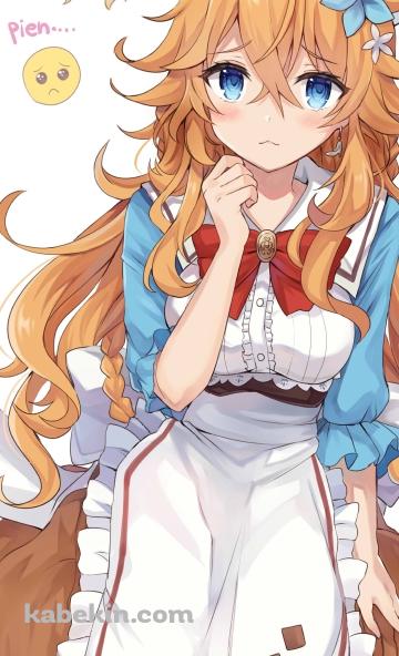 ぴえんしてる御伽原江良（おとぎばら えら） / にじさんじ / バーチャルYouTuber / VtuberのAndroidの壁紙(360px x 592px) スマホ用