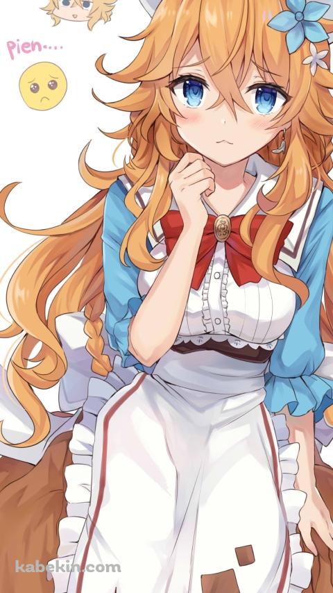 ぴえんしてる御伽原江良（おとぎばら えら） / にじさんじ / バーチャルYouTuber / VtuberのAndroidの壁紙(480px x 854px) スマホ用