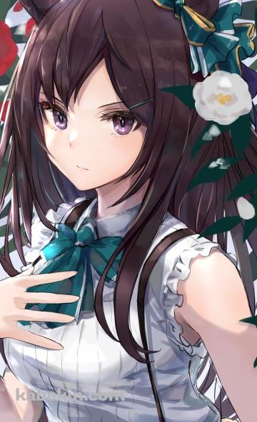 胸に手をあてるメジロドーベル / 阪神ジュベナイルフィリーズ / ウマ娘プリティーダービーのAndroidの壁紙(360px x 592px) スマホ用