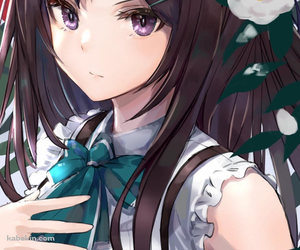 胸に手をあてるメジロドーベル / 阪神ジュベナイルフィリーズ / ウマ娘プリティーダービーのAndroidの壁紙(960px x 800px) スマホ用