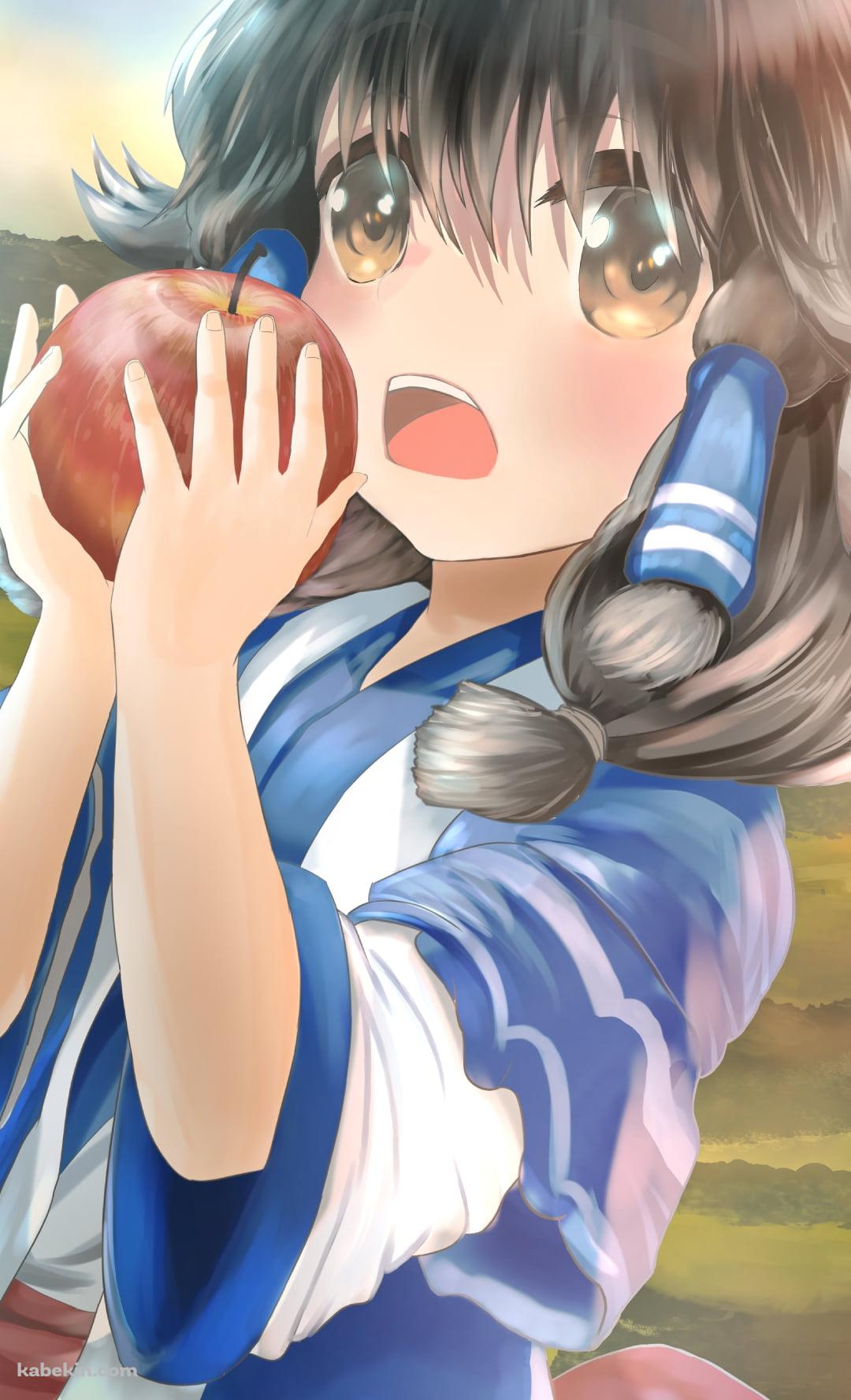 赤いリンゴを持つアルルゥ / うたわれるもののAndroidの壁紙(1080px x 1776px) スマホ用