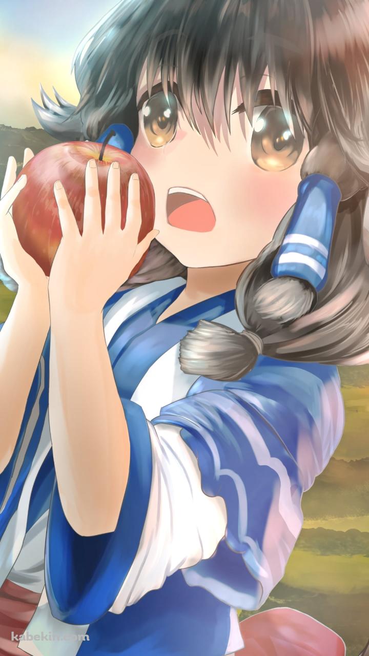 赤いリンゴを持つアルルゥ / うたわれるもののAndroidの壁紙(720px x 1280px) スマホ用