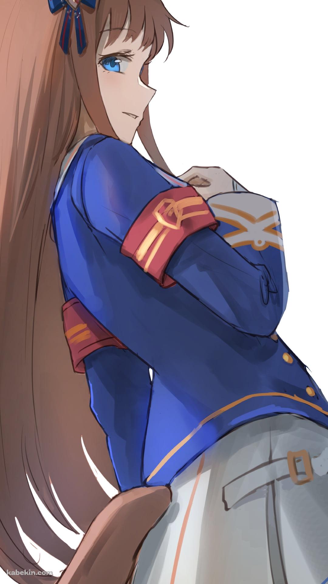 胸元に手を当ててこちらを見るグラスワンダー / ウマ娘プリティーダービーのAndroidの壁紙(1080px x 1920px) スマホ用