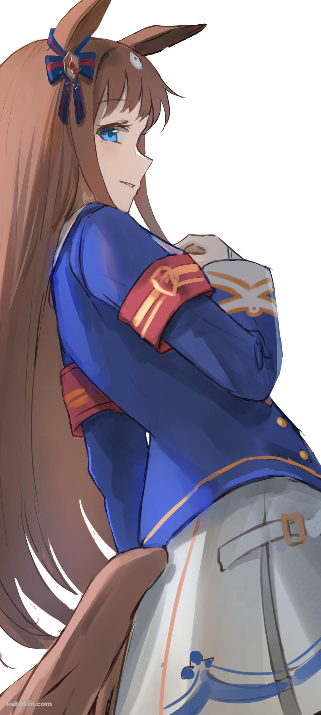 胸元に手を当ててこちらを見るグラスワンダー / ウマ娘プリティーダービーのAndroidの壁紙(1080px x 2400px) スマホ用
