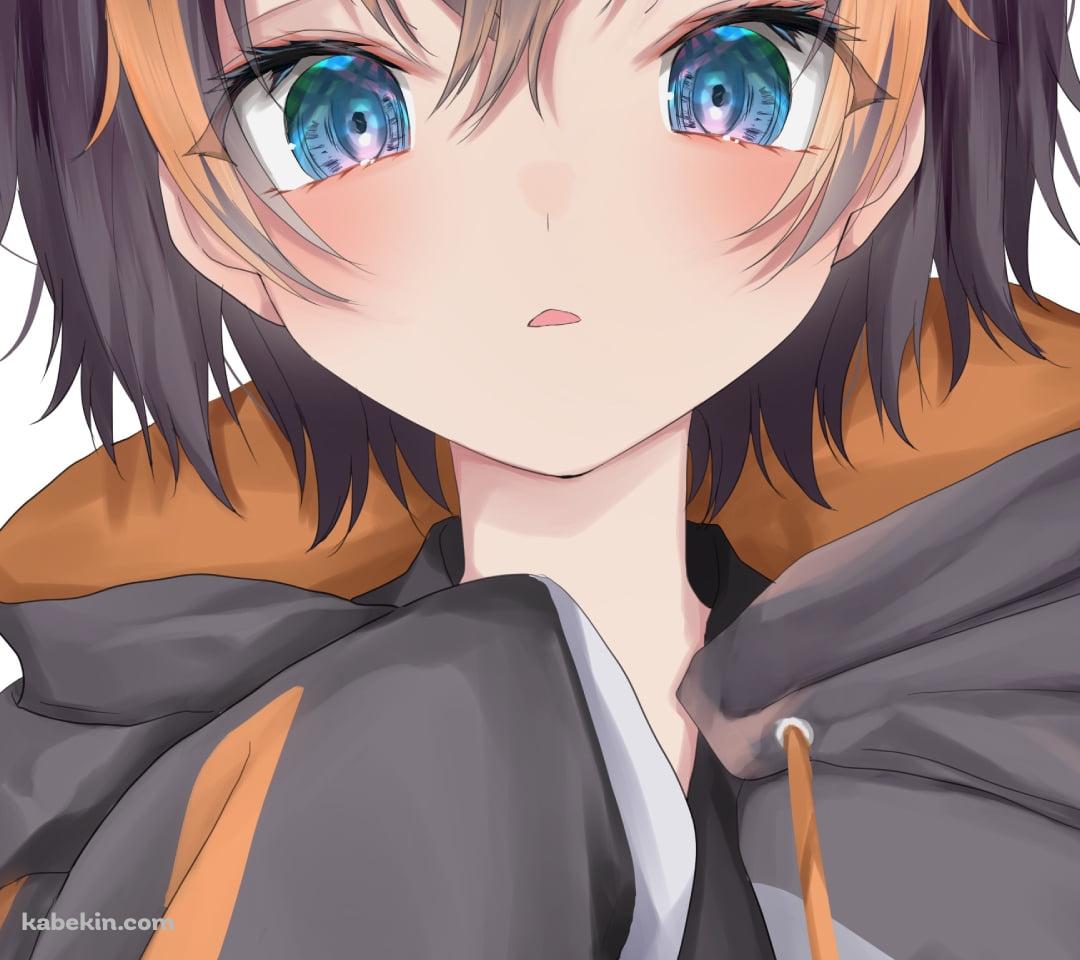 頬を赤らめてこちらを見るペトラ・グリン / にじさんじ / バーチャルYouTuber / VtuberのAndroidの壁紙(1080px x 960px) スマホ用