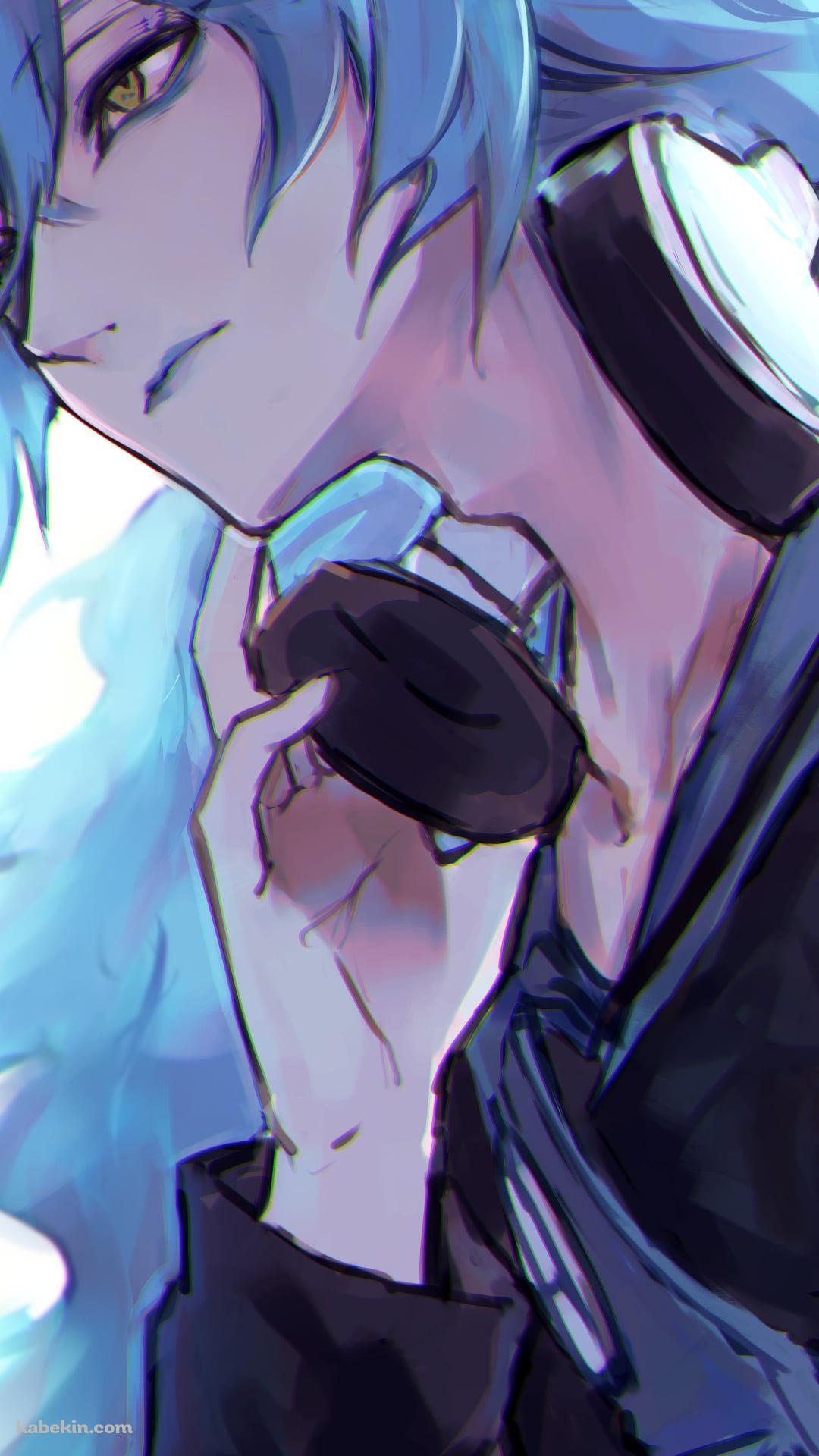 ヘッドフォンを首にかけてイデア・シュラウド / ツイステッドワンダーランドのAndroidの壁紙(1080px x 1920px) スマホ用