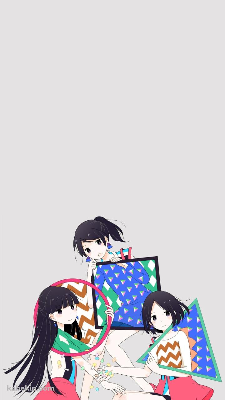 Perfume / 〇△□ / 樫野 有香 / 西脇 綾香 / 大本 彩乃 / かしゆか / あ～ちゃん / のっちのAndroidの壁紙(720px x 1280px) スマホ用