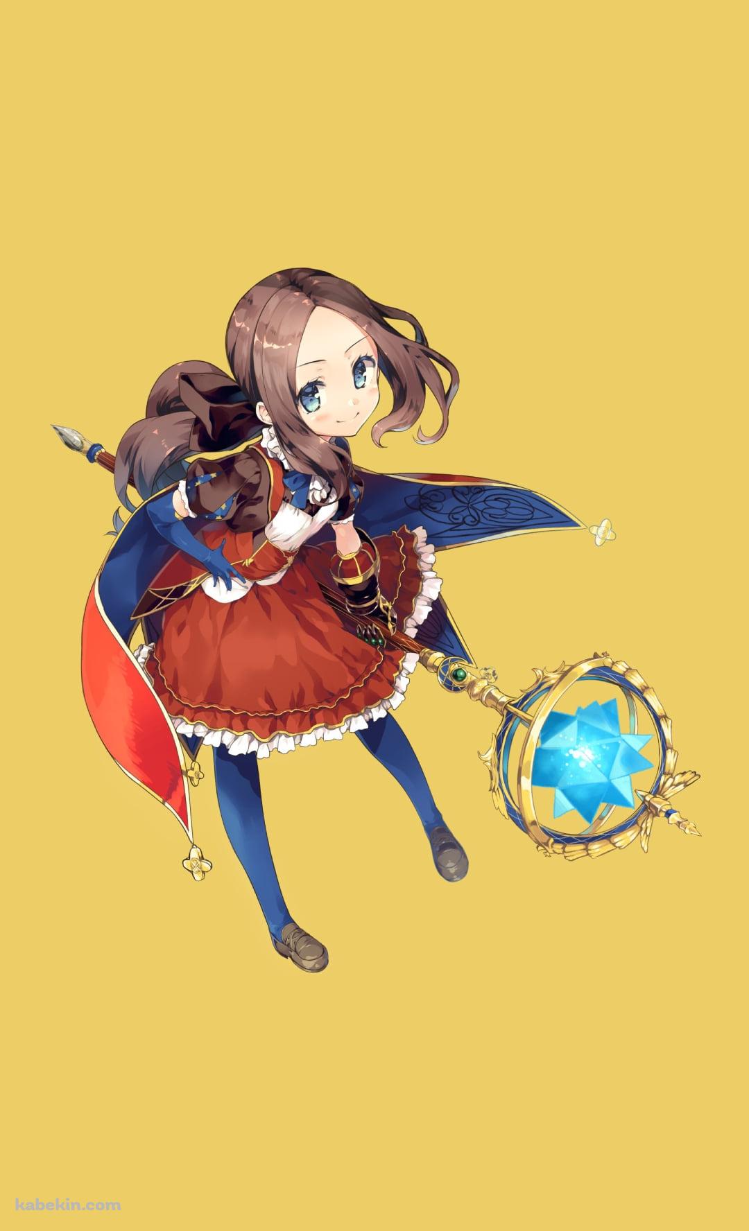 赤と青のドレスを着た可愛いレオナルド・ダ・ヴィンチ / fate/grand orderのAndroidの壁紙(1080px x 1776px) スマホ用