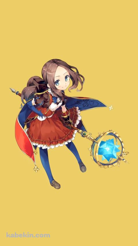 赤と青のドレスを着た可愛いレオナルド・ダ・ヴィンチ / fate/grand orderのAndroidの壁紙(480px x 854px) スマホ用
