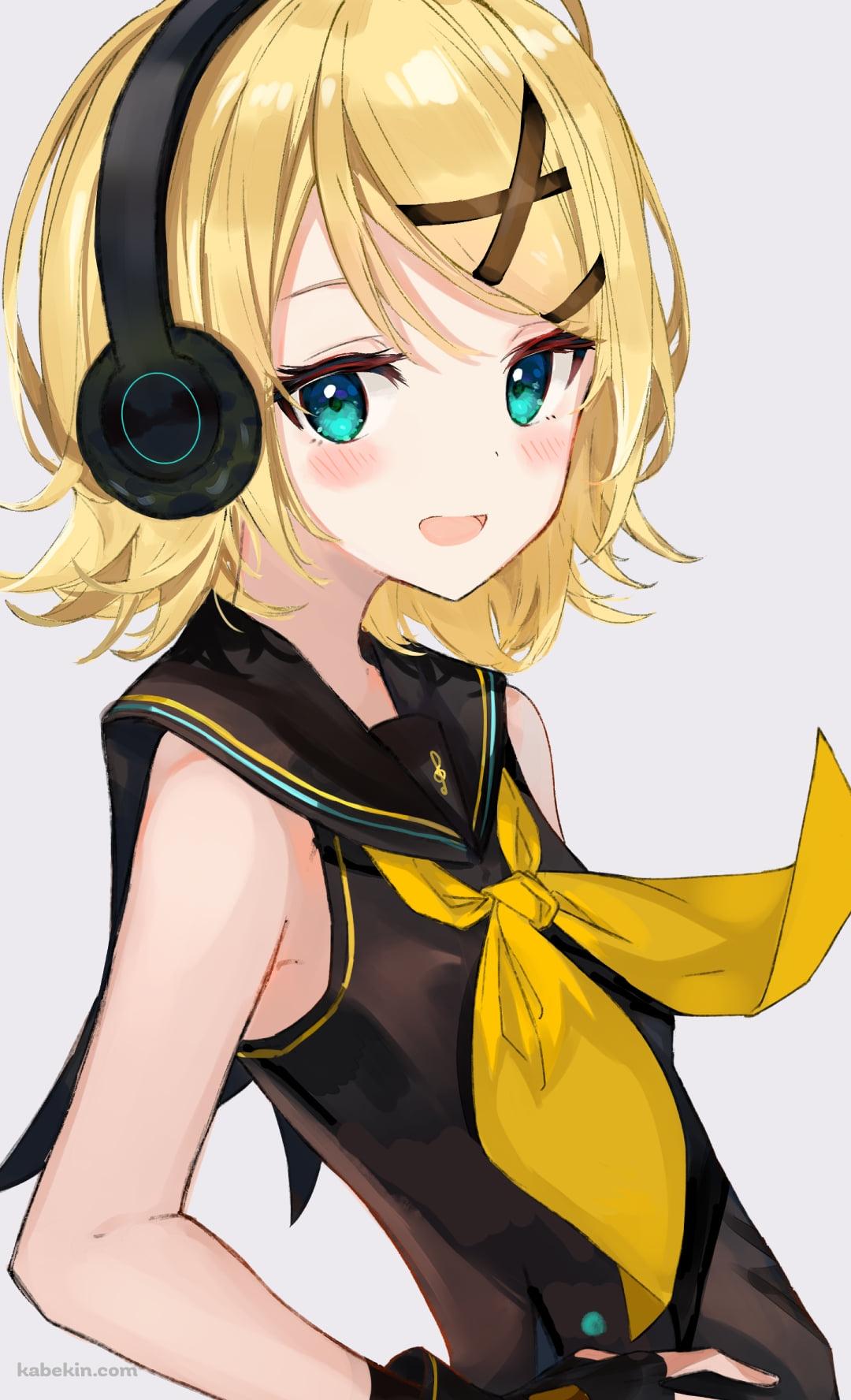 腰に手をあてて告白する鏡音リン / ボカロ / ボーカロイドのAndroidの壁紙(1080px x 1776px) スマホ用