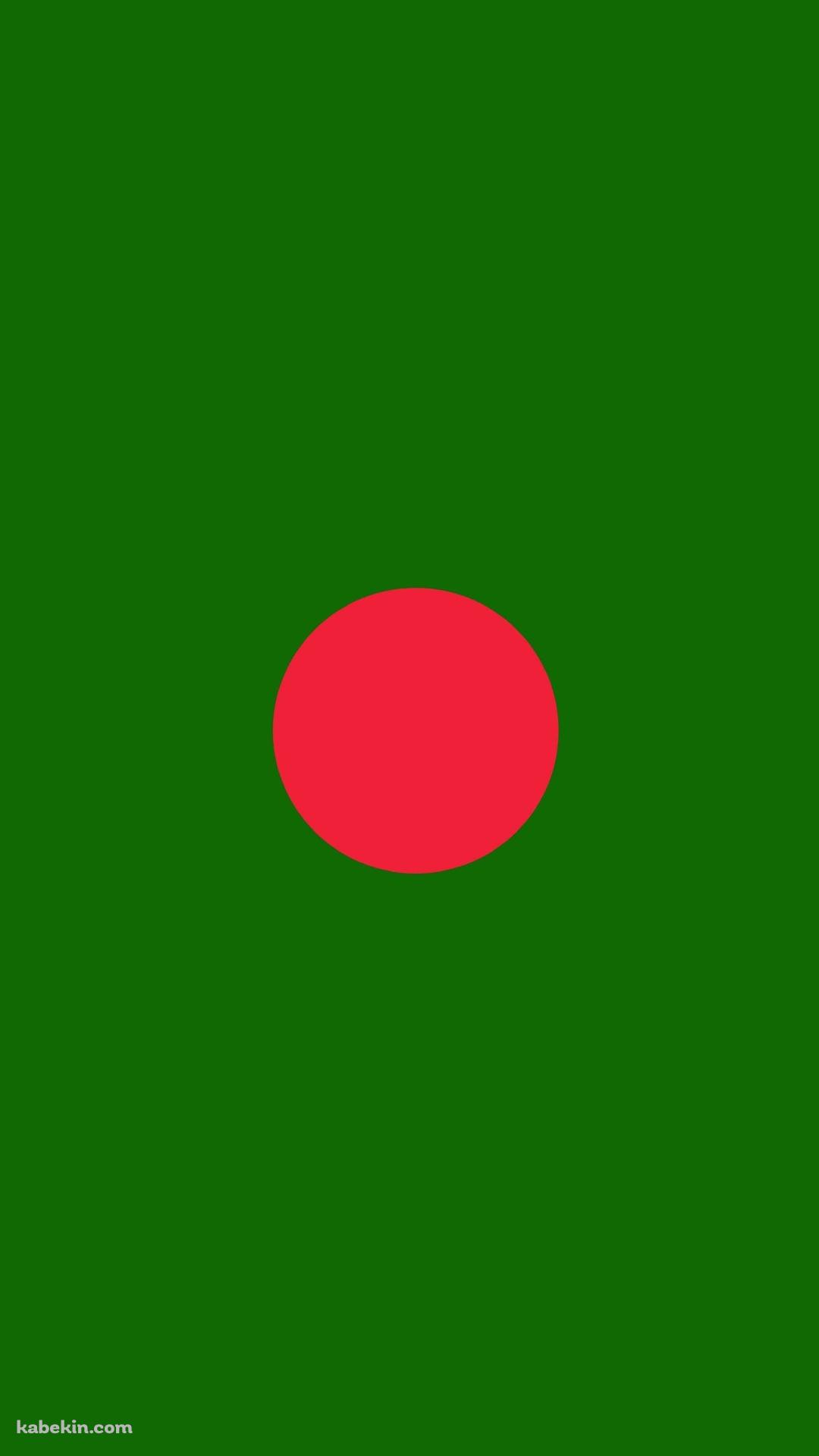 バングラディッシュ 国旗 / Bangladesh flagのAndroidの壁紙(1080px x 1920px) スマホ用