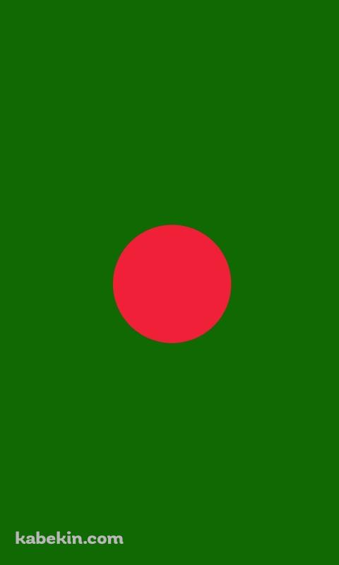 バングラディッシュ 国旗 / Bangladesh flagのAndroidの壁紙(480px x 800px) スマホ用