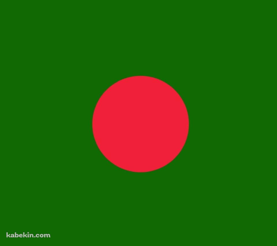 バングラディッシュ 国旗 / Bangladesh flagのAndroidの壁紙(960px x 854px) スマホ用