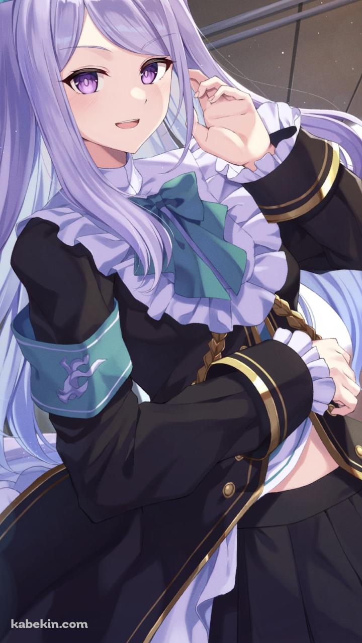 左手を挙げながらこちらを見るメジロマックイーン / ウマ娘プリティーダービーのAndroidの壁紙(720px x 1280px) スマホ用