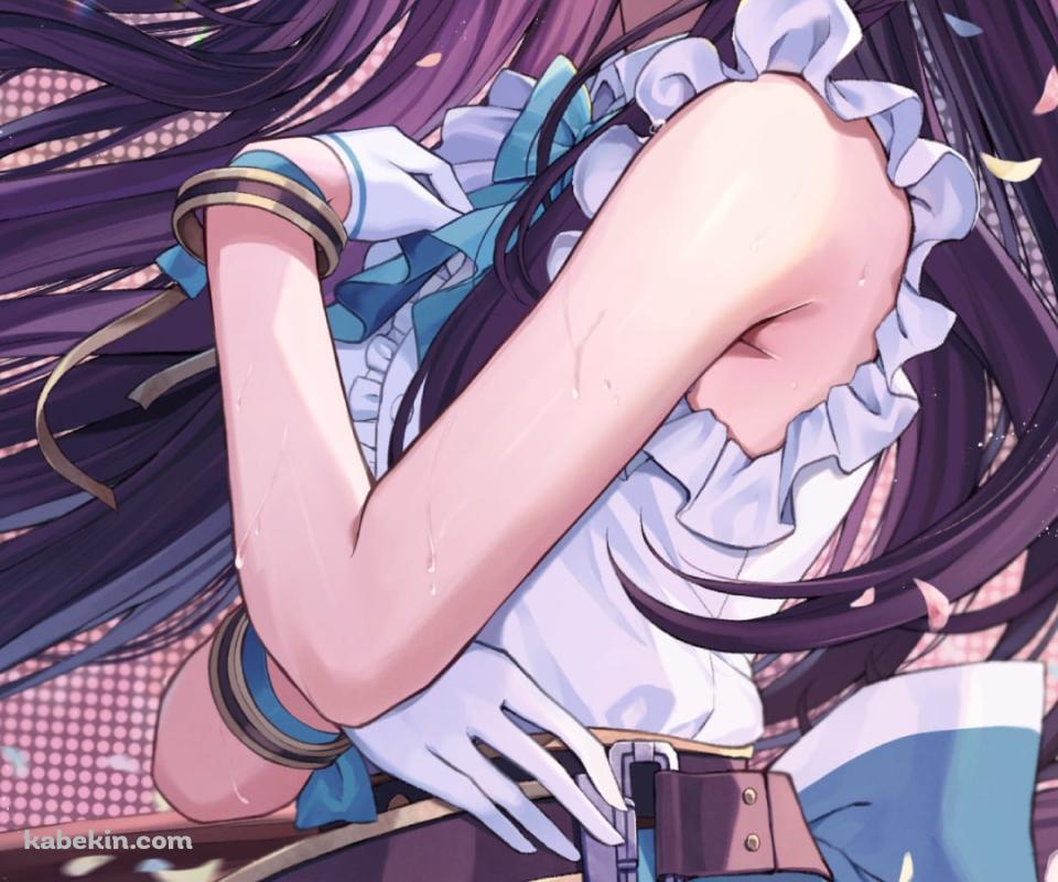 紙吹雪舞うステージ上で踊るメジロドーベル / ウマ娘プリティーダービーのAndroidの壁紙(960px x 800px) スマホ用