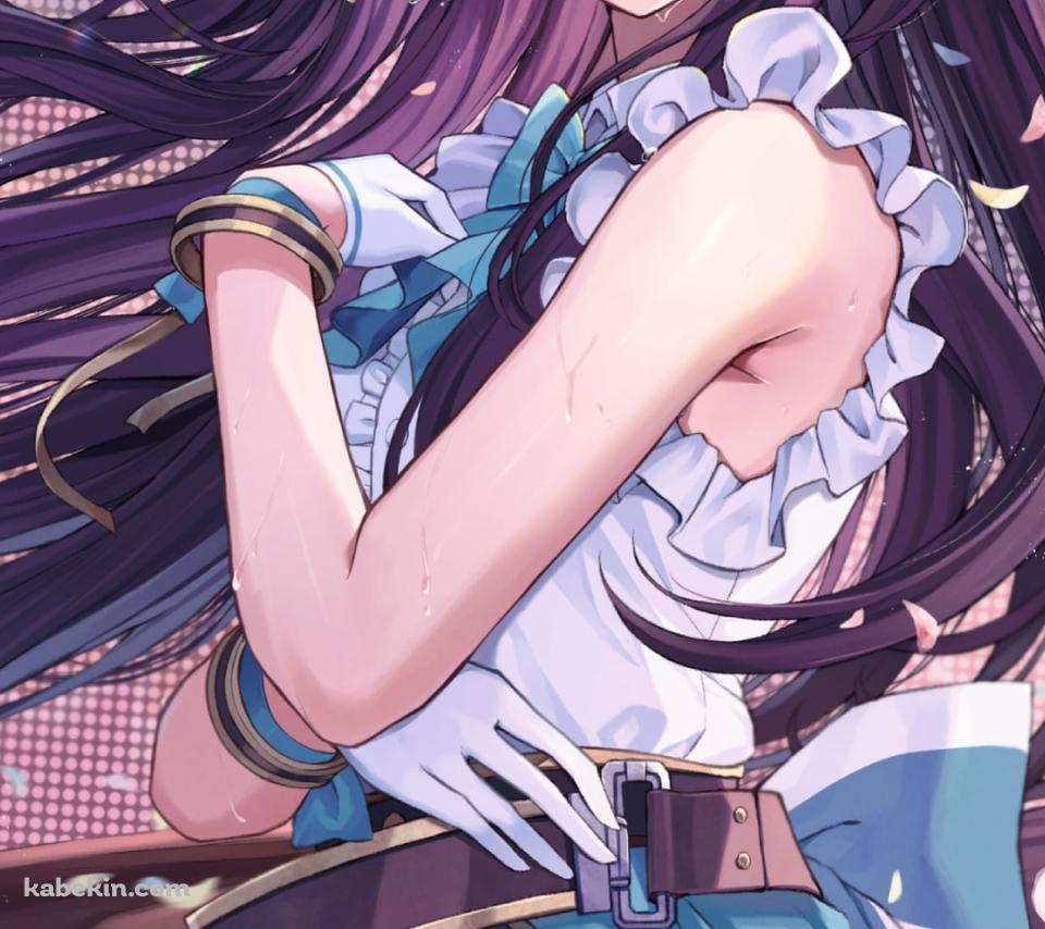 紙吹雪舞うステージ上で踊るメジロドーベル / ウマ娘プリティーダービーのAndroidの壁紙(960px x 854px) スマホ用
