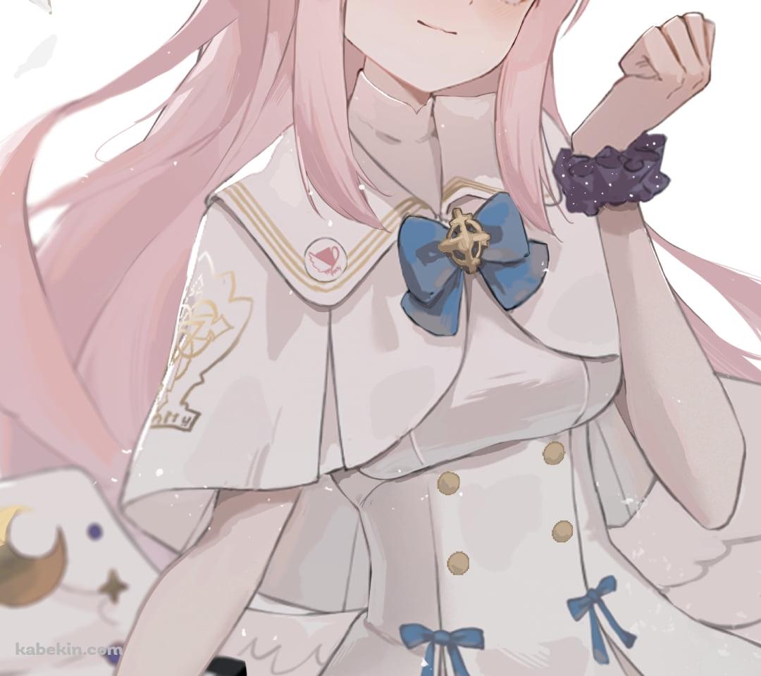 微笑む聖園ミカ（みその みか）/ ブルアカ / ブルーアーカイブのAndroidの壁紙(1080px x 960px) スマホ用