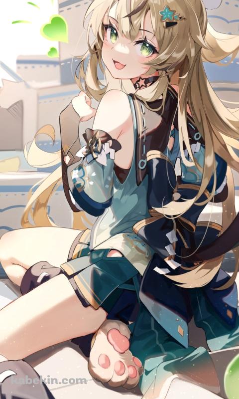 引っ越しの準備をしている可愛い綺良々 / 原神のAndroidの壁紙(480px x 800px) スマホ用