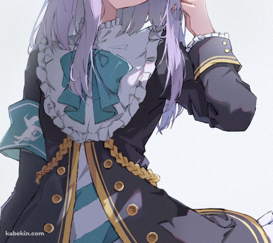 左手で髪を触りこちらを見る可愛いメジロマックイーン / ウマ娘プリティーダービーのAndroidの壁紙(1080px x 960px) スマホ用