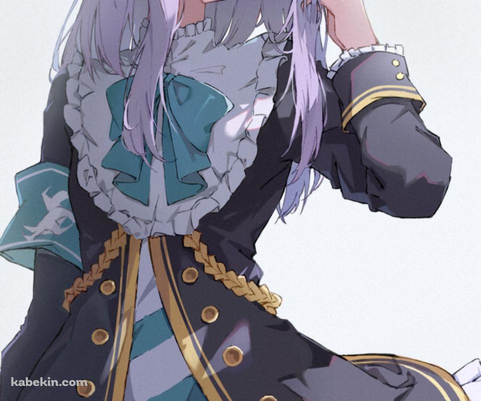 左手で髪を触りこちらを見る可愛いメジロマックイーン / ウマ娘プリティーダービーのAndroidの壁紙(960px x 800px) スマホ用