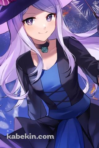 魔女コスの可愛いメジロマックイーン / ウマ娘プリティーダービーのAndroidの壁紙(320px x 480px) スマホ用