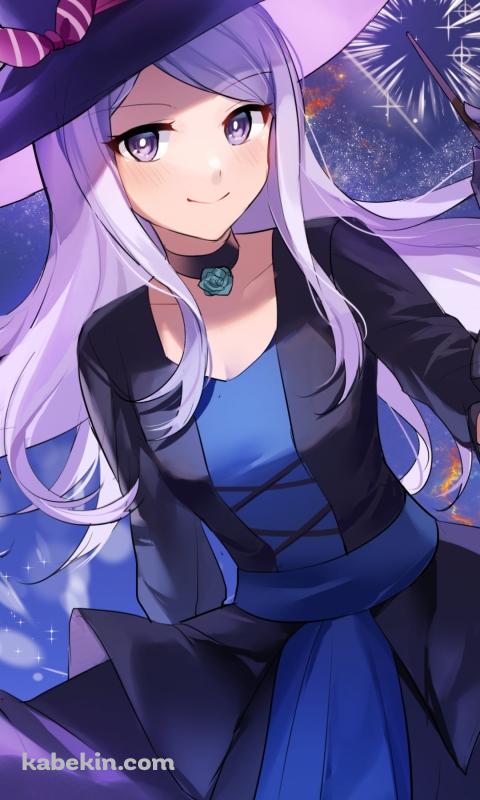 魔女コスの可愛いメジロマックイーン / ウマ娘プリティーダービーのAndroidの壁紙(480px x 800px) スマホ用