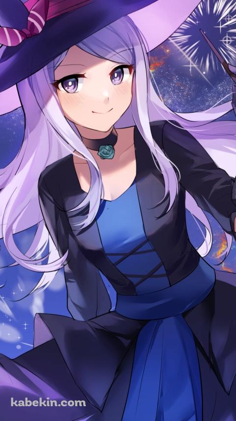 魔女コスの可愛いメジロマックイーン / ウマ娘プリティーダービーのAndroidの壁紙(480px x 854px) スマホ用