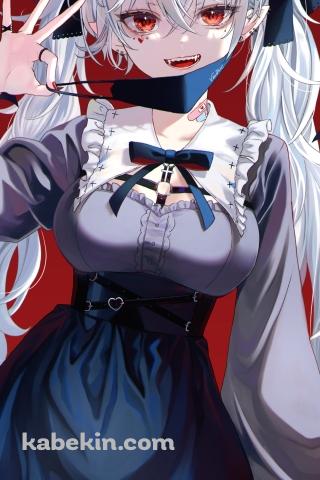 葛葉x初音ミク / ドラキュラ / ヴァンパイア / にじさんじ / バーチャルYouTuber / VtuberのAndroidの壁紙(320px x 480px) スマホ用