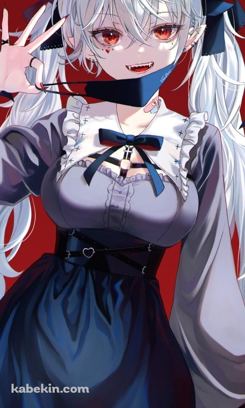 葛葉x初音ミク / ドラキュラ / ヴァンパイア / にじさんじ / バーチャルYouTuber / VtuberのAndroidの壁紙(480px x 800px) スマホ用