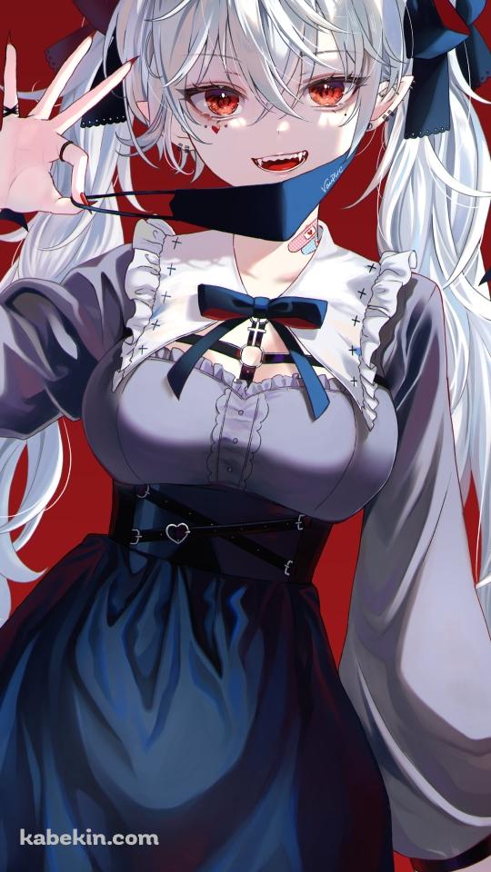 葛葉x初音ミク / ドラキュラ / ヴァンパイア / にじさんじ / バーチャルYouTuber / VtuberのAndroidの壁紙(540px x 960px) スマホ用