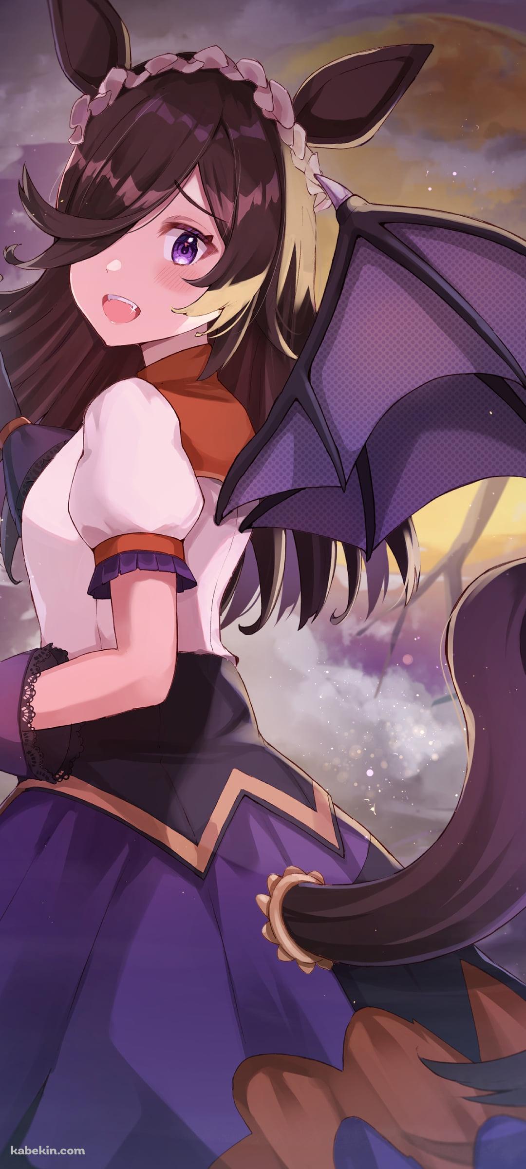 ドラキュラコスのライスシャワー / ハロウィン / ウマ娘プリティーダービーのAndroidの壁紙(1080px x 2400px) スマホ用