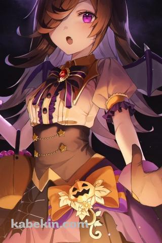 ハロウィンコスのライスシャワー / ウマ娘プリティーダービーのAndroidの壁紙(320px x 480px) スマホ用