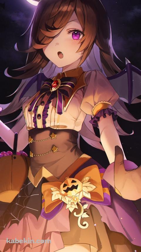 ハロウィンコスのライスシャワー / ウマ娘プリティーダービーのAndroidの壁紙(480px x 854px) スマホ用