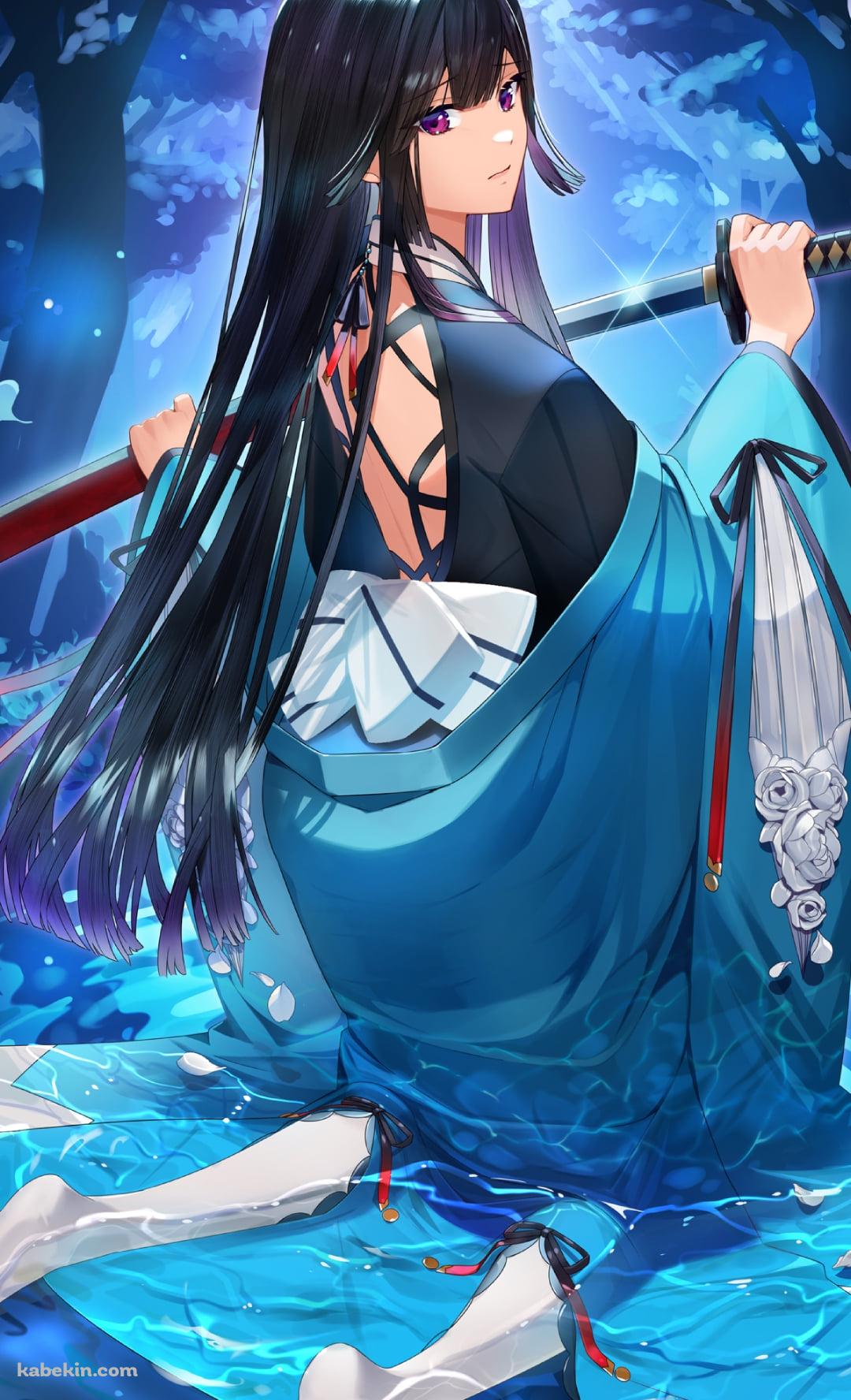 抜刀する土方歳三 / 天空のアムネジアのAndroidの壁紙(1080px x 1776px) スマホ用