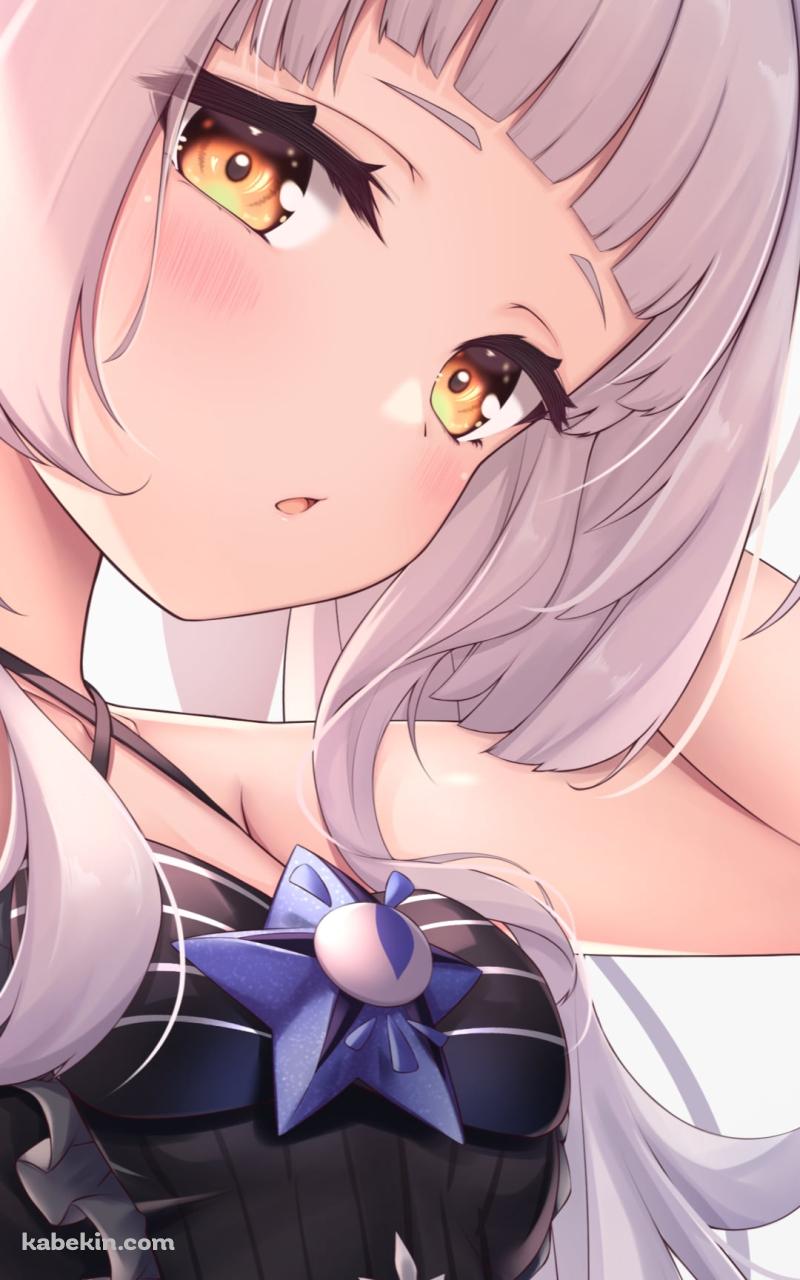 髪を結わく紫咲シオン / ホロライブ / バーチャルYouTuber / VtuberのAndroidの壁紙(800px x 1280px) スマホ用