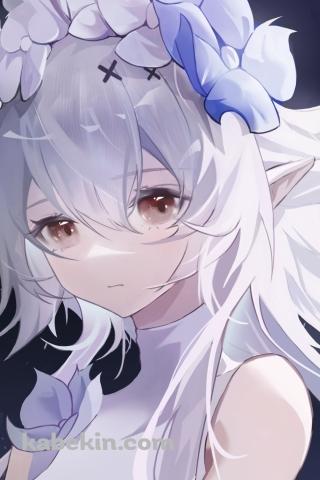 こちらを見つめるトミミ / アークナイツのAndroidの壁紙(320px x 480px) スマホ用