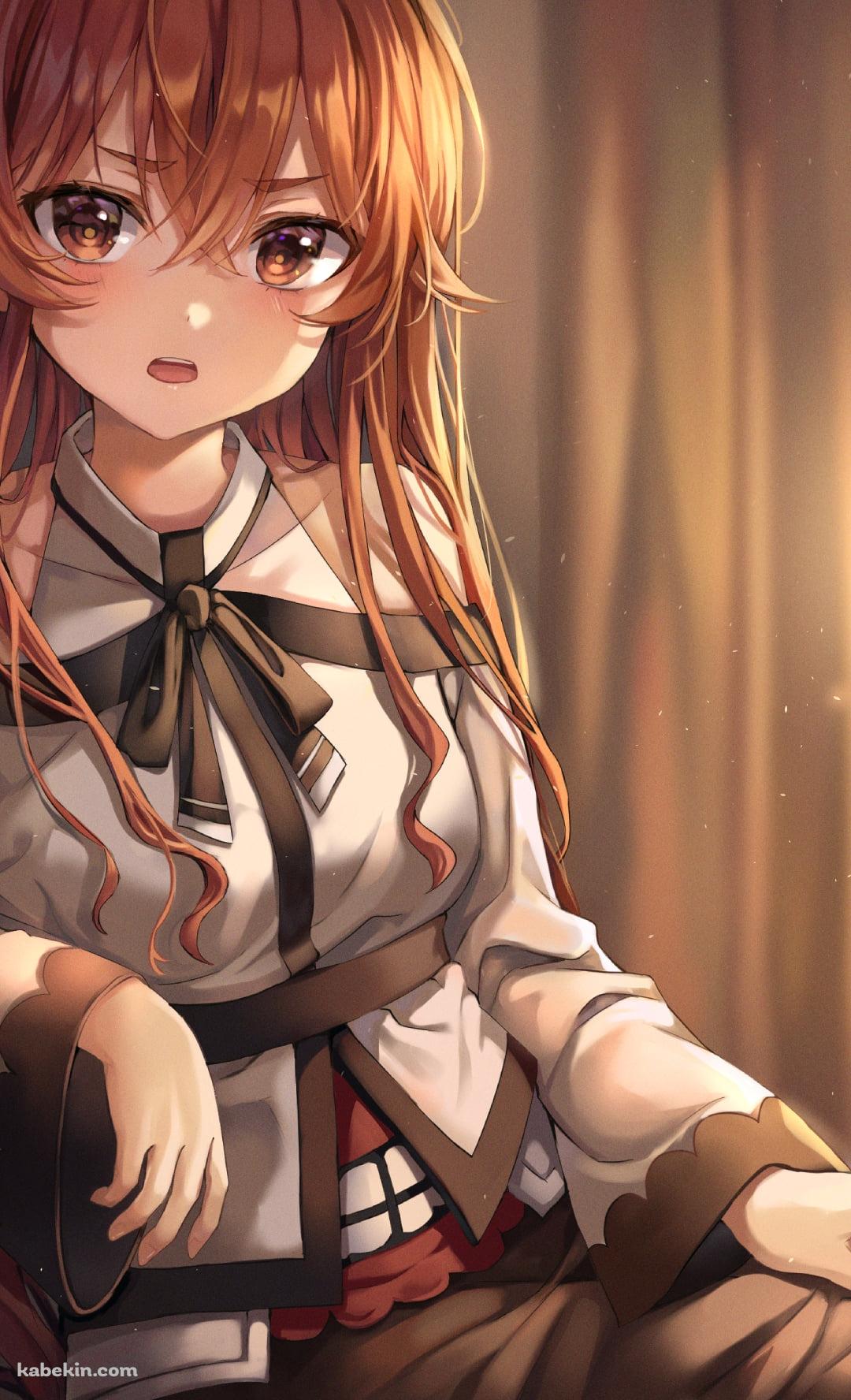 椅子に座ってこちらを見るエリス・ボレアス・グレイラット / ランプ / 無職転生のAndroidの壁紙(1080px x 1776px) スマホ用