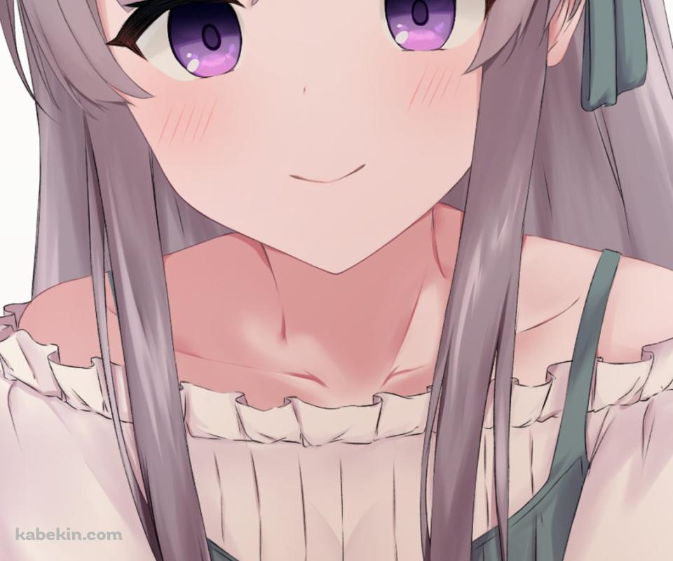 微笑む幽谷霧子（ゆうこく きりこ） / アイドルマスターシャイニーカラーズのAndroidの壁紙(960px x 800px) スマホ用