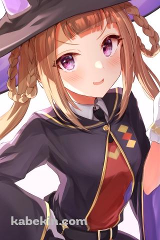 左手の人差し指をさす可愛いスイープトウショウ / ウマ娘プリティーダービーのAndroidの壁紙(320px x 480px) スマホ用